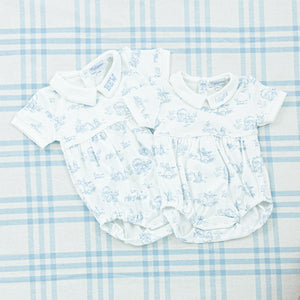 Short Sleeve Toile Bubble