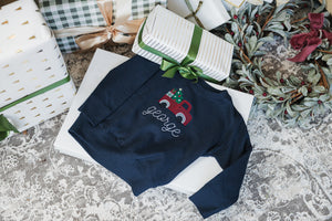 Christmas Crewneck Sweatshirt with Full Chest Motif